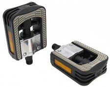 M Part Folding Pedals 9/16'' Thread Alloy Body Resin Cage/Rubber Top MPP25 -H