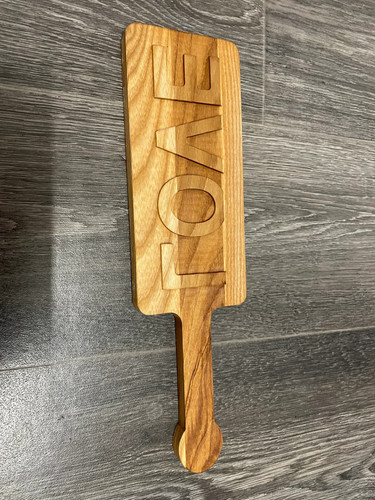 Birch wooden spanking paddle - birch,