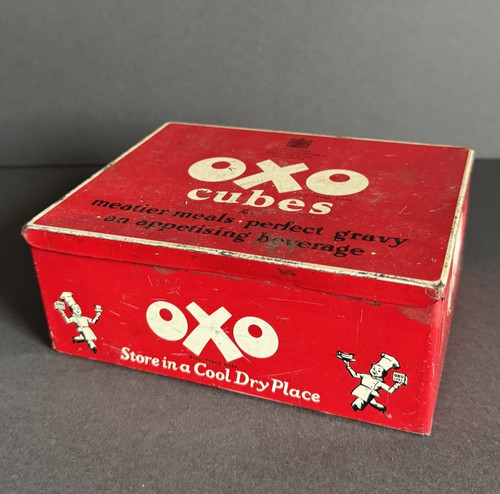 Vintage oxo cubes metal - cubes,