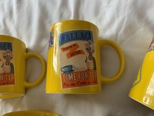 4 X WALLACE AND GROMIT Yellow