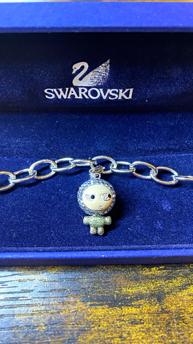 Swarovski charm chain bracelet - swarovski,