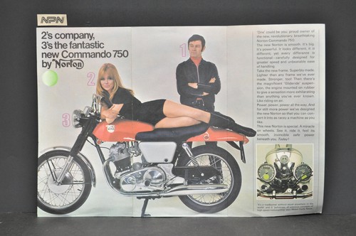 Vintage 1970s norton commando - vintage,
