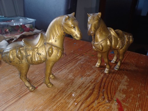 Antique chinese metal pair - metal,