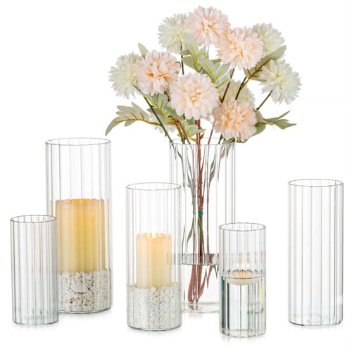 Set clear glass - set, 6