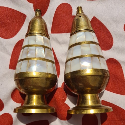 Vintage old antique brass - old,