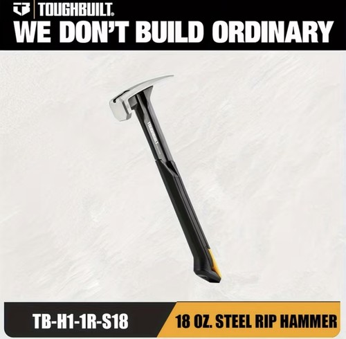 Toughbuilt steel rip hammer - steel,