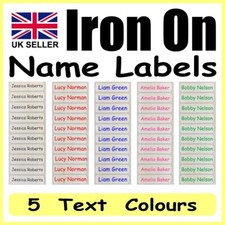 Iron On Name Labels