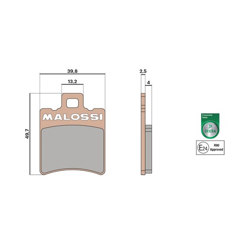 Brake pads malossi mhr synt - brake,