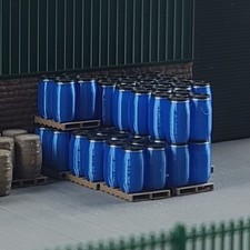 Model Railway Scenery Barrels