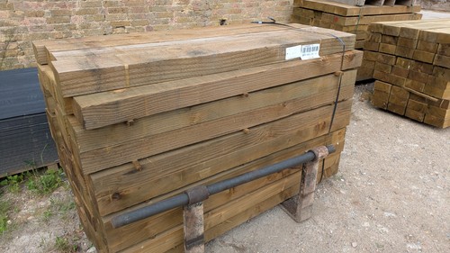 New softwood sleepers - new,
