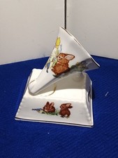 Bunnies Gramaphone Ornament 3"