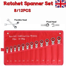 8/12pcs 8-19mm Ratchet Spanner