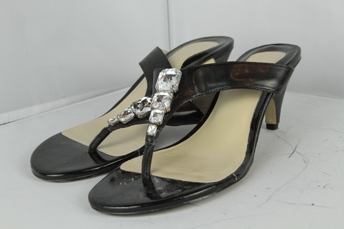 Black patent kitten heel - , m&s