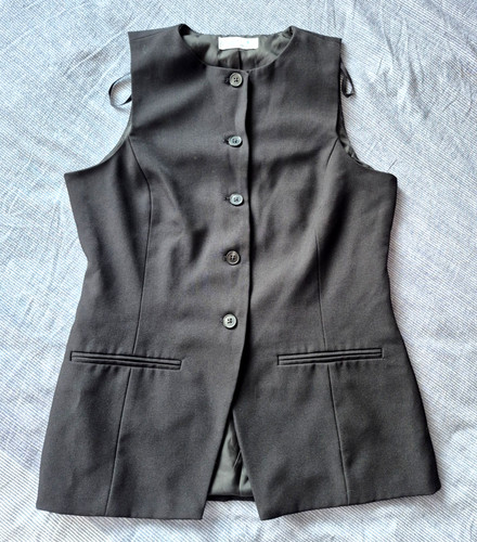 Primark black long sleeveless - primark,