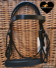 HUNTER FLAT NOSEBAND LEATHER