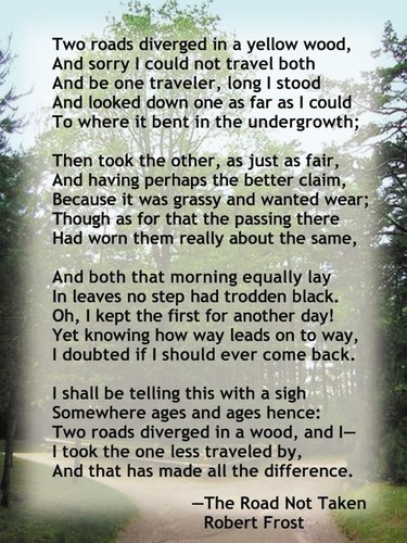 The road not taken - ,