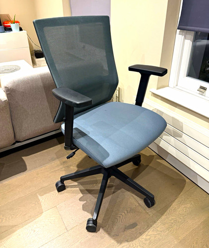 Grey mesh back swivel task - mesh,