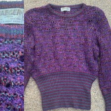 TRUE VINTAGE 80s JAEGER PURPLE