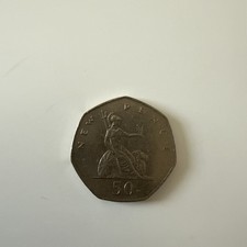 Large 1980 50p Fifty Pence
