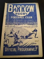 VINTAGE RUGBY LEAGUE PROGRAMME
