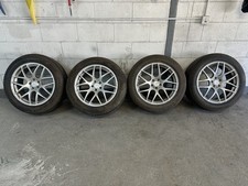 19" FOX MOTORSPORT RACING MS007 ALLOY WHEELS WITH BRAND NEW TYRES