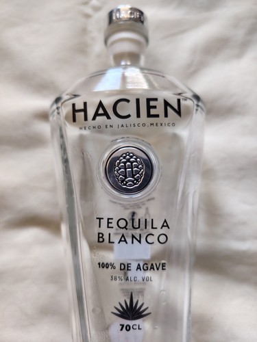 Hacien tequila blanco empty - tequila,