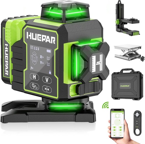 Huepar w04cg laser level - w04cg, 4d