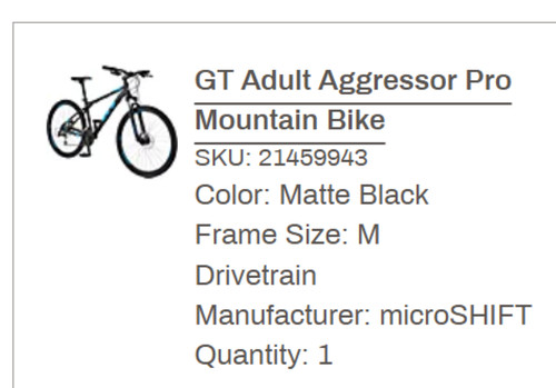 Aggressor pro mountain bike - aggressor,