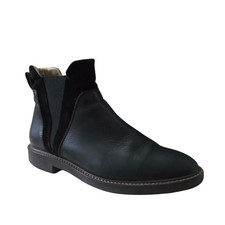 GANT Ladies Black Leather Low