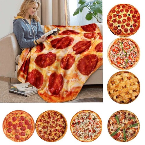 Tortilla pizza blanket round - blanket,