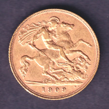 Australia..  1909 Perth - Half