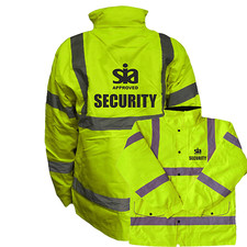 SECURITY SIA APPROVED HI VIS