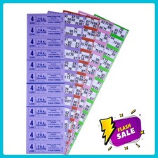 Bingo Tickets Bingo Books Tickets 4 Page Game 12v Jumbo Bingo Books 12000