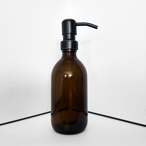 300ml amber glass - glass, with