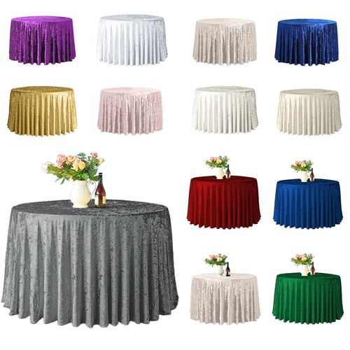 Velvet tablecloth round 132 - round,