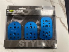 car pedal set, RIPSPEED BLUE