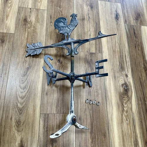 Vintage cast aluminum rooster - aluminum,