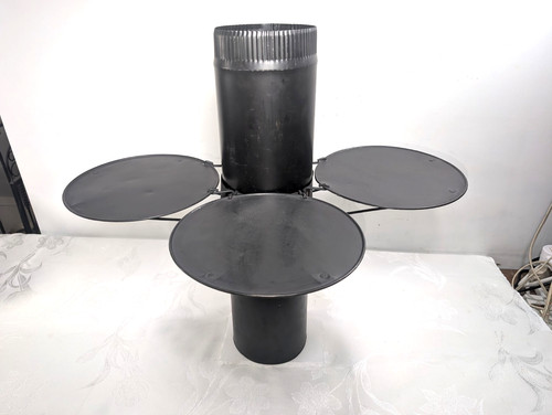 Antique iron stove - antique, pipe