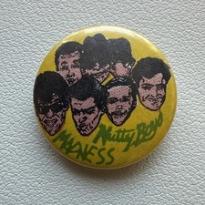 Madness Badge Nutty Boys Pin Badge (Suggs/2tone) Vintage
