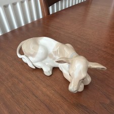 Vintage Lladro Cow lying down