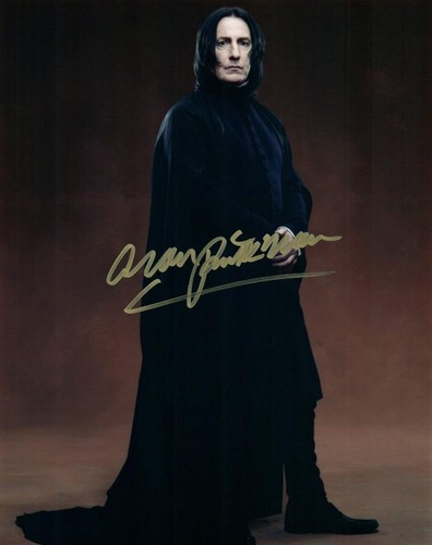 Alan rickman 8x10 autographed - alan,