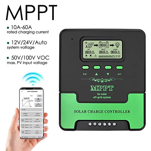 60a wifi mppt solar - mppt,
