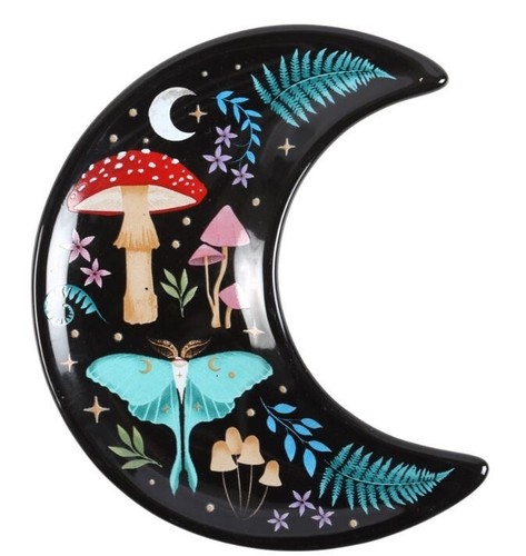 Dark forest moon shaped - dark,