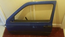 VW Golf GTI Mk3 1992 - 1998 Left Passengers Blue Front Door Glass & Regulator 