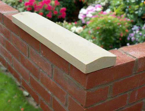 Cast stone coping - stone, 5"