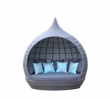 Rattan Outdoor Sun Lounger