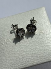 Genuine Pandora Round Sparkle Stud Earrings Earrings | Ex display, Never Worn