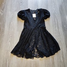 Womens Zara V Neck Puff Sleeve