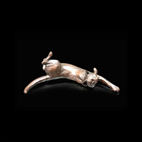 Bronze cat dozing - dozing, richard