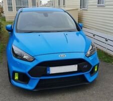FORD FOCUS RS MK3 FLUORESCENT ACID GREEN ACRYLIC FOGLIGHT PROTECTORS